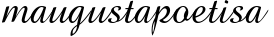 maugustapoetisa